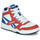 Shoes Children High top trainers Reebok Classic BB4500 COURT White / Blue / Red
