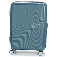 Bags Hard Suitcases American Tourister SOUNDBOX 67CM Blue