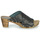 Shoes Women Clogs Sanita WOOD-ENNIKE Black / Brown