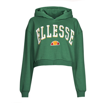 material Women sweaters Ellesse RAMO CROP HOODY Green