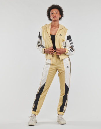 Clothing Women Tracksuits adidas Performance W GAMETIME TS Ton / Beige
