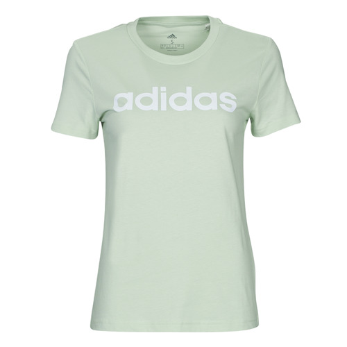 Clothing Women short-sleeved t-shirts adidas Performance W LIN T Green / Lin
