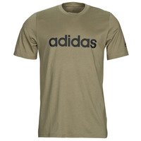 Clothing short-sleeved t-shirts adidas Performance M LIN SJ T Green / Orbite