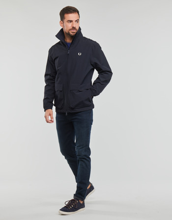 Fred Perry PATCH POCKET ZIP HROUGH JACKET Blue / Marine