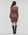 Clothing Women Short Dresses Naf Naf LESTUDIO Red / Black