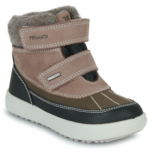 Shoes Girl Snow boots Primigi BARTH 19 GTX Old / Pink / Brown