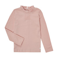 Clothing Girl Long sleeved shirts Petit Bateau COISE Pink