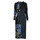 Clothing Women Long Dresses Desigual DOTS Black / White / Blue
