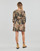 Clothing Women Short Dresses Desigual ROSA Beige / Kaki