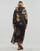Clothing Women Duffel coats Desigual HEDDAL Black / Multicolour