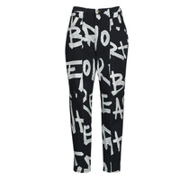 Clothing Women 5-pocket trousers Desigual PANT_BROCHA Black / White