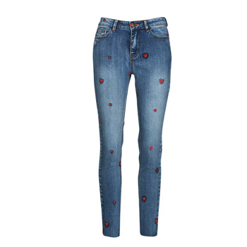 Clothing Women straight jeans Desigual AMORE Blue / Medium