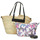Bags Women Shopper bags Desigual BOLS_SUMMER BUTTERFLIES Raw
