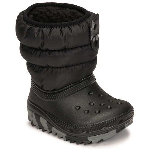 Shoes Children Snow boots Crocs Classic Neo Puff Boot T Black