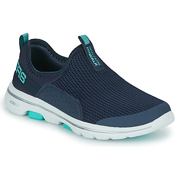Shoes Women Low top trainers Skechers GO WALK 5/SOVEREIGN Blue