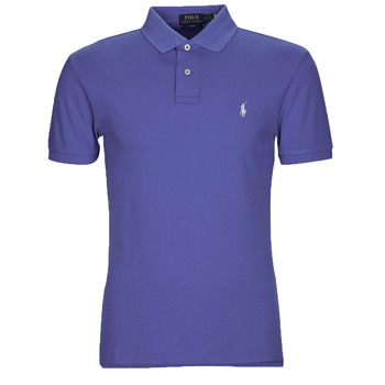 Clothing Men short-sleeved polo shirts Polo Ralph Lauren POLO AJUSTE SLIM FIT EN COTON BASIC MESH Blue / Maidstone / Blue