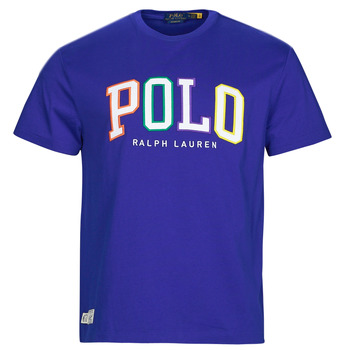 Clothing Men short-sleeved t-shirts Polo Ralph Lauren SSCNCLSM1-SHORT SLEEVE-T-SHIRT Blue / Roi / Heritage / Royal