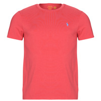Clothing Men short-sleeved t-shirts Polo Ralph Lauren SSCNCMSLM2-SHORT SLEEVE-T-SHIRT Red / Starboard / Red
