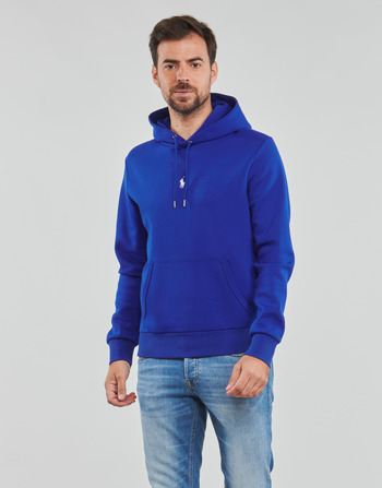 Clothing Men sweaters Polo Ralph Lauren SWEATSHIRT DOUBLE KNIT TECH LOGO CENTRAL Blue / Royal / Sapphire / Star