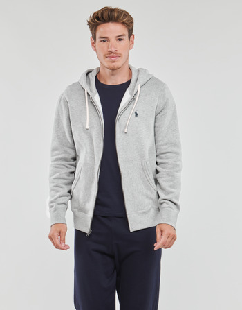 Clothing Men sweaters Polo Ralph Lauren SWEATSHIRT EN MOLLETON Grey