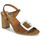 Shoes Women Sandals JB Martin ESPIEGLE Goat / Velvet / Camel