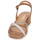 Shoes Women Sandals JB Martin VICTORIA Velvet / Camel / Gold / Chalk