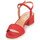 Shoes Women Sandals JB Martin 1VALSER Goat / Velvet / Red