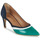 Shoes Women Court shoes JB Martin ETNA Goat / Velvet / Marine / Chalk / Emerald