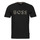 Clothing Men short-sleeved t-shirts BOSS Tiburt 339 Black / Gold