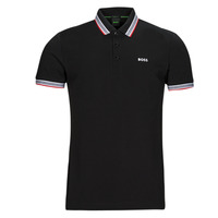 Clothing Men short-sleeved polo shirts BOSS Paddy Black / Red