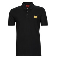 Clothing Men short-sleeved polo shirts HUGO Dereso_G Black / Gold