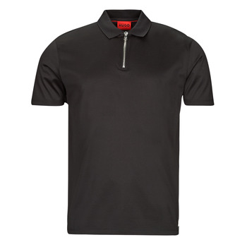 Clothing Men short-sleeved polo shirts HUGO Dozelot Black