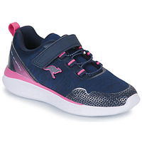 Shoes Girl Low top trainers Kangaroos KQ-FLEET II EV Marine / Pink