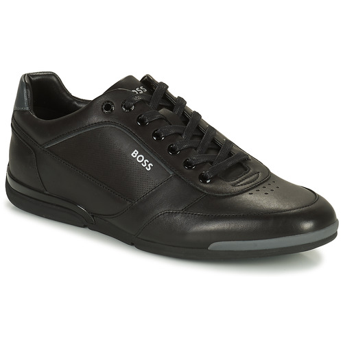 Shoes Men Low top trainers BOSS Saturn_Lowp_napf Black