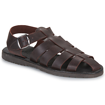 Shoes Men Sandals Pellet DENIS Brown