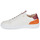 Shoes Men Low top trainers Pellet SIMON Veal / Seed / White / Orange