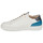 Shoes Men Low top trainers Pellet SIMON Veal / Seed / White / Green / De / Grey