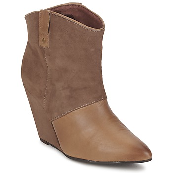 Shoes Women Mid boots Koah LIBERTY Taupe