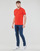 Clothing Men short-sleeved polo shirts Kappa EZIO Red