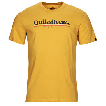 Clothing Men short-sleeved t-shirts Quiksilver BETWEEN THE LINES SS Yellow