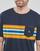 Clothing Men short-sleeved t-shirts Quiksilver SURFADELICA STRIPE SS Marine / Yellow