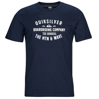 Clothing Men short-sleeved t-shirts Quiksilver QS SURF LOCKUP SS Marine