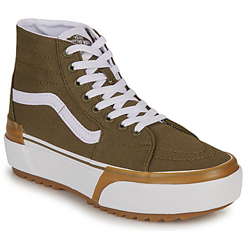 Shoes Women High top trainers Vans SK8-Hi TAPERED STACKED Brown