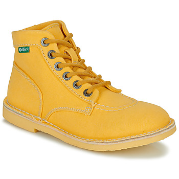 Shoes Women Mid boots Kickers KICK LEGEND Yellow