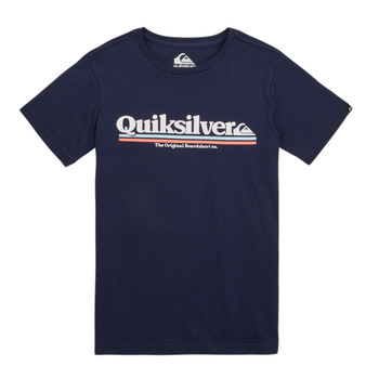 Clothing Boy short-sleeved t-shirts Quiksilver BETWEEN THE LINES SS YTH Marine