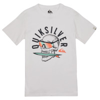 Clothing Boy short-sleeved t-shirts Quiksilver QS ROCKIN SKULL SS YTH White