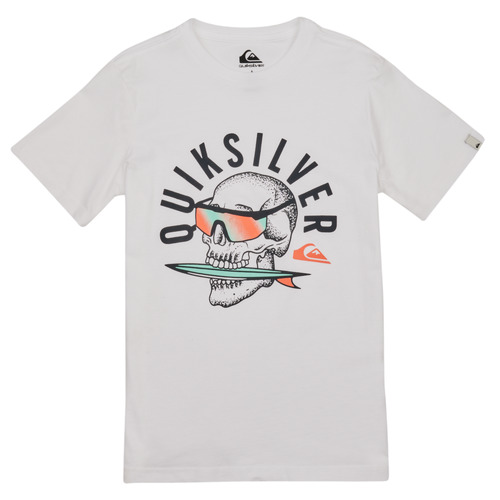 ! QS SKULL Spartoo Quiksilver Clothing - | Free NET SS White Child - delivery ROCKIN short-sleeved YTH t-shirts