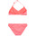 Clothing Girl Swimsuits Roxy VACAY FOR LIFE TRI BRA SET Pink / White