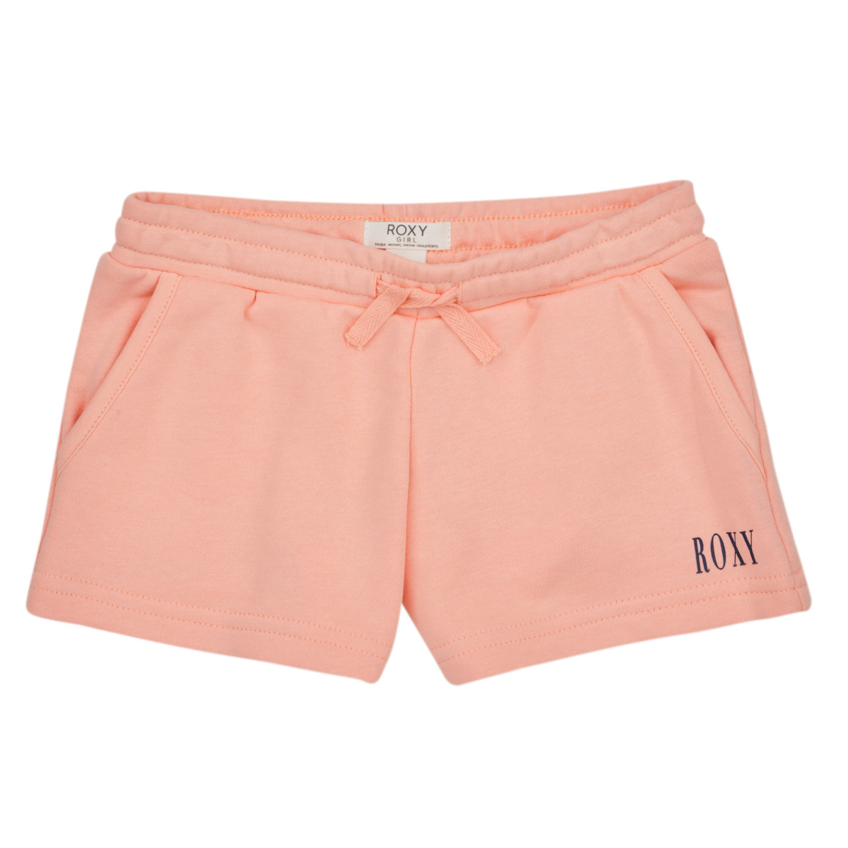 Clothing FOREVER HAPPINESS - ORIGIN NET ! Roxy Free Shorts SHORT delivery Child Bermudas | / Spartoo - Pink