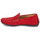 Shoes Men Loafers Pellet CADOR Velvet / Red